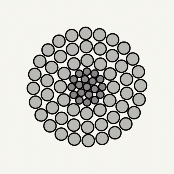 Bare Aluminium Conductor - Type ACSR/GZ Galvanised Steel Reinforced