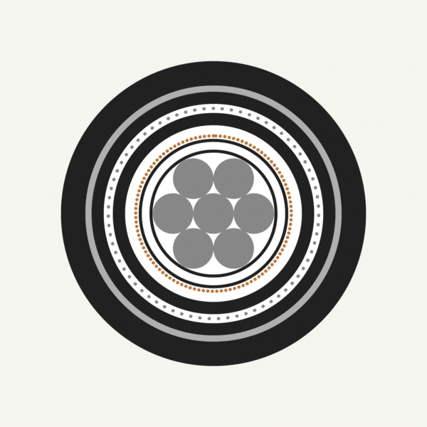 Single Core - Armoured - Nylon - Aluminium - PVC (6.6kV to 33kV)