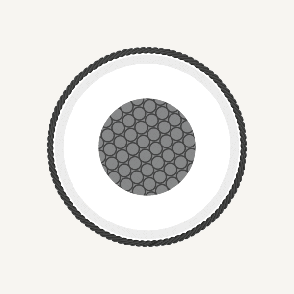 Single Core - Silicone - Coated Braid Outer 180ºC (13.8kV)