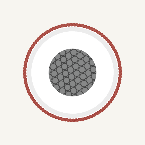 Single Core - Silicone - Coated Braid Outer 180ºC (3.3kV)
